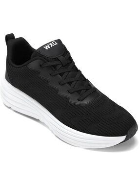 Men's Casual Black Walking Shoes Lightweight Breathable Non Slip Running Shoes